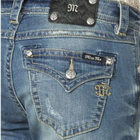 Miss Me Pants - Miss Me boyfriend jean capris JB5547P2